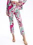 Work  Printed Abstract  Tailored Pants