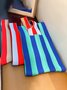 Color Block All Season Urban Polyester Wearable Party Straw Nylon Regular Underarm Bags for Women