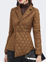 Regular Fit Lapel Collar Long sleeve Urban Plain Fleece Coat