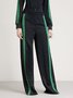 Daily Casual Color Block Regular Fit Fashion Pants