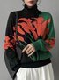 Long sleeve Turtleneck Elegant Regular Fit Sweater