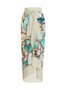 Abstract Printing Vacation Scoop Neck One Piece With Cover Up