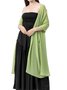 Party Evening Elegant Cool Chiffon Solid Color Shawl