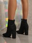 Sequins Party Chunky Heel Fashion Boots