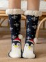 Cartoon Santa Claus Thicken Warmth Non-Slip Floor Socks