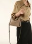 Women Minimalist Soft Handbag Magnetic Crossbody Bag
