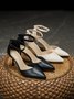 Elegant Minimalist Hollow Out Adjustable Buckle Stiletto Heel Shoes