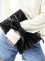 Women Folded Bowknot Clutch Bag