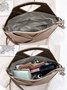 Minimalist Woven Handbag Commuting Tote Bag with Cross-body Strap