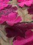 Elegant Floral Organza Scarf Lightweight Shawl Wrap