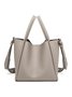Minimalist Soft Tote Bag With Inner Pouch