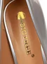 Minimalist Patent Leather Stiletto Heel Pumps