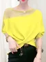 Plus Size Loose Casual Crew Neck Shirt