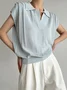 Daily  Polo Collar Casual Short Sleeve Shirt