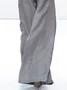Elegant Loose Plain Long Wide Leg Pants