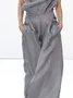 Elegant Loose Plain Long Wide Leg Pants