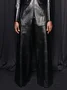UrbanFaux Leather H-Line Long Pants
