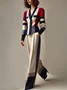 Urban Color Block Wide Leg Pants