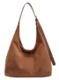 Casual Suede Tote Bag With Mini Bag