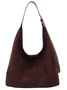 Casual Suede Tote Bag With Mini Bag