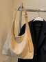 Casual Suede Tote Bag With Mini Bag