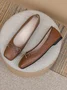 All Season Casual Leather Plain Ballet Shoes