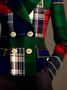Urban Printing Plaid Lapel Collar Blazer