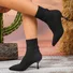 Urban Plain Autumn Mesh Fabric Fashion Boots