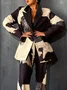 Urban Printing Random Print Lapel Collar Blazer