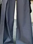Urban Plain Folds Wide Leg Pants