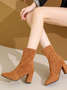 Autumn Suede Fashion Boots