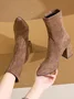 Autumn Suede Fashion Boots