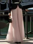 Elegant Plain Maxi Skirt