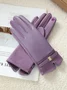 Plain Pu Urban Gloves