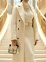 Urban Plain Lapel Collar Coat