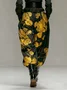 Urban Floral Ankle Banded Pants