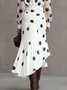 Urban Polka Dots Midi Skirt