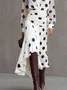 Urban Polka Dots Midi Skirt