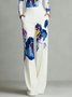 Urban Random Print Printing Wide Leg Pants
