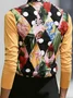 Urban Floral Shirt Collar Blouse