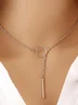 Womens Simple Alloy Necklace