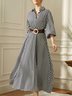 2023 Fashion week vacation Regular Fit Maxi Dress With Belt