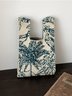 Coconut Tree French Knit One Shoulder Braided Bag Tote