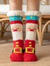 Cartoon Santa Claus Thicken Warmth Non-Slip Floor Socks