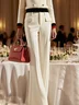Elegant Plain Wide Leg Pants