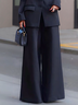 Urban Plain Wide Leg Pants