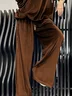 Urban Plain Wide Leg Pants