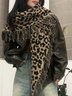 Daily Wool Animal Print Scarf
