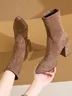 Autumn Suede Fashion Boots